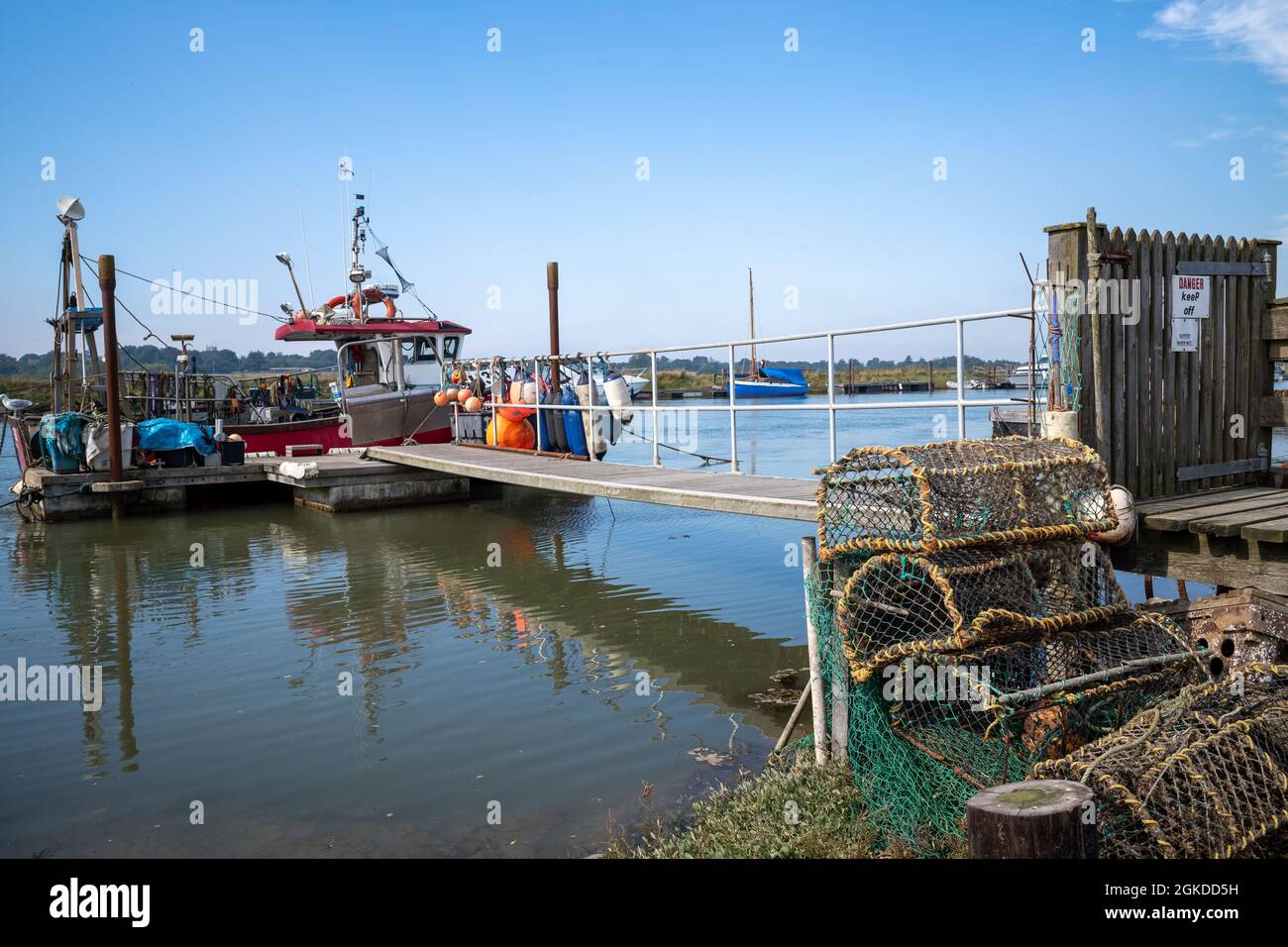Southwold Harbour , Home to Fisherman Stock Photo