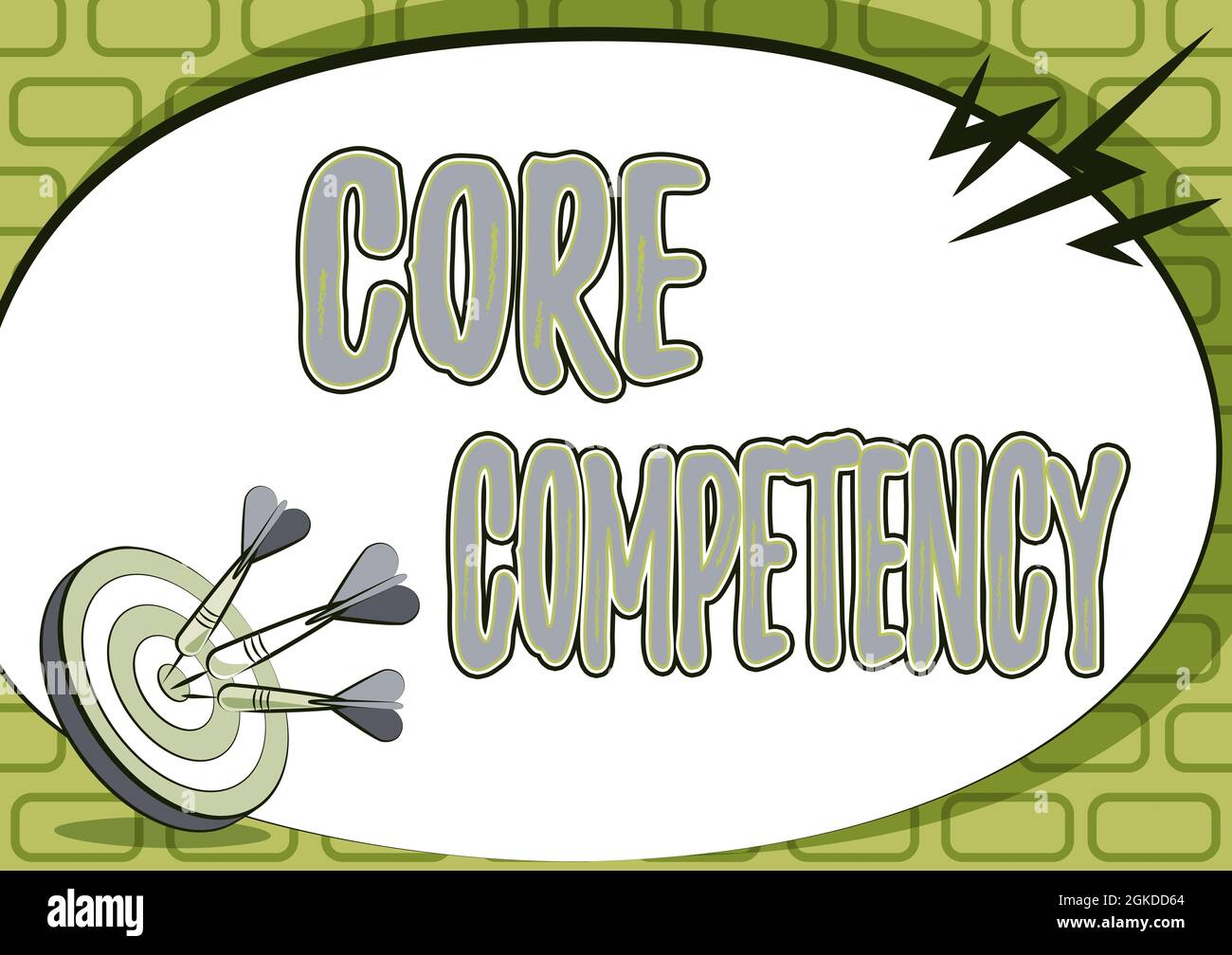 Text caption presenting Core Competency. Business overview harmonized ...
