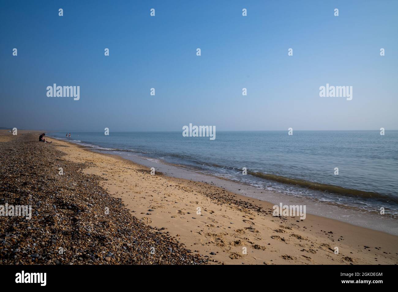 Dunwich Beach, Suffolk Stock Photo