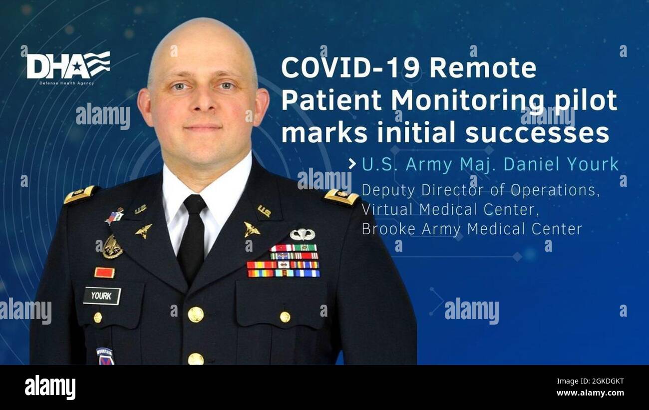 U.S. Army Maj. Daniel Yourk explains the Military Health System COVID ...