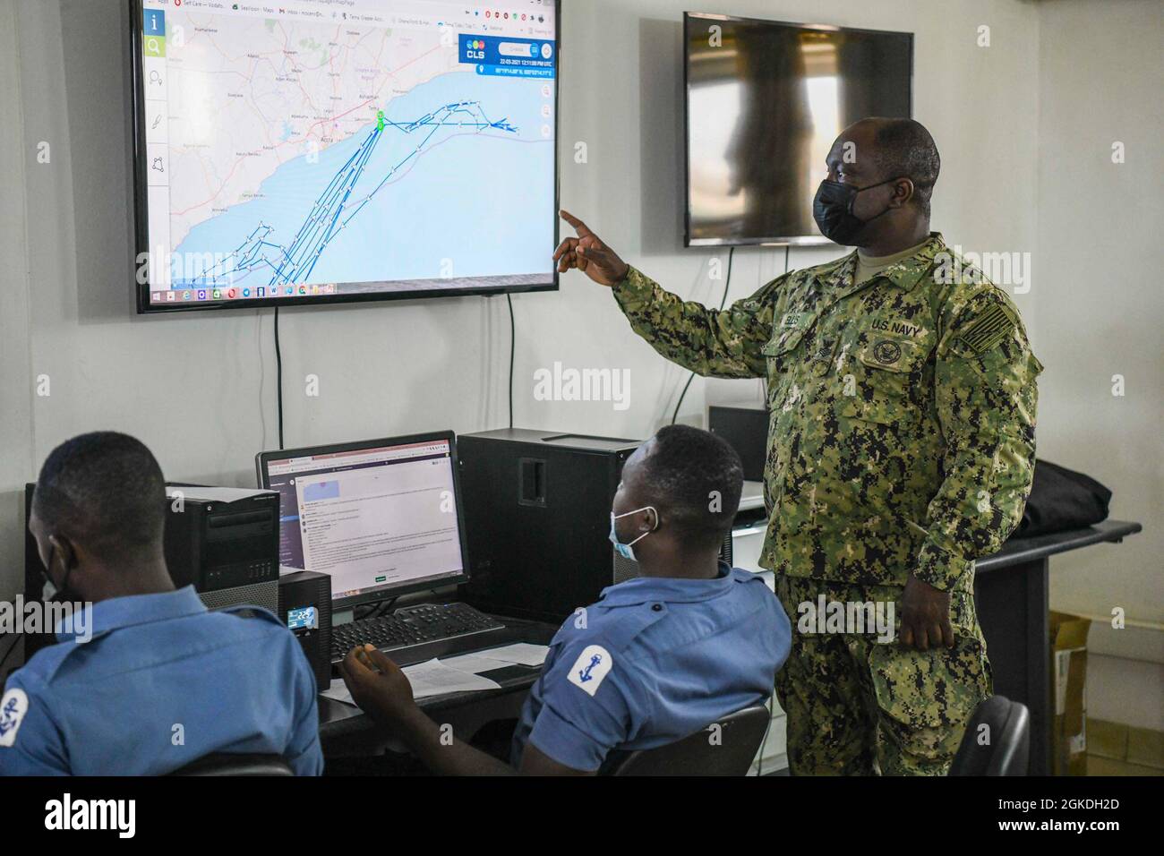 Tema Information System 210322-N-DO281-1090 TEMA, Ghana (March 22, 2021) Information Systems ...