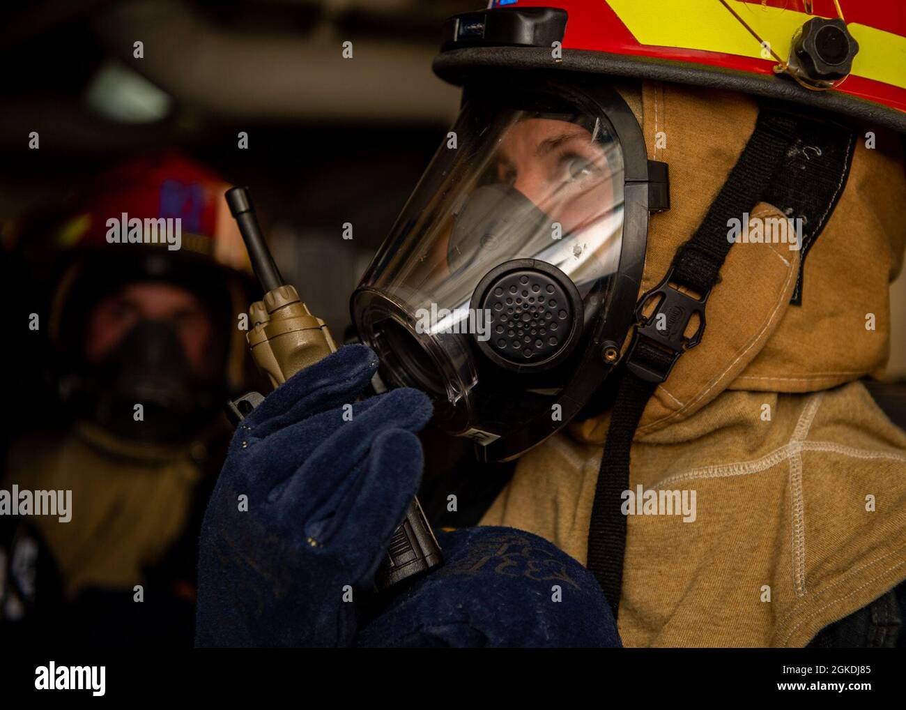 PACIFIC OCEAN (March 22, 2021) U.S. Navy Boatswain’s Mate Seaman