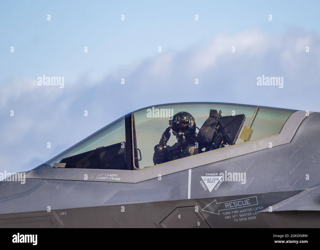 U.S. Air Force Capt. Kristin "BEO" Wolfe, F-35A Lightning II ...