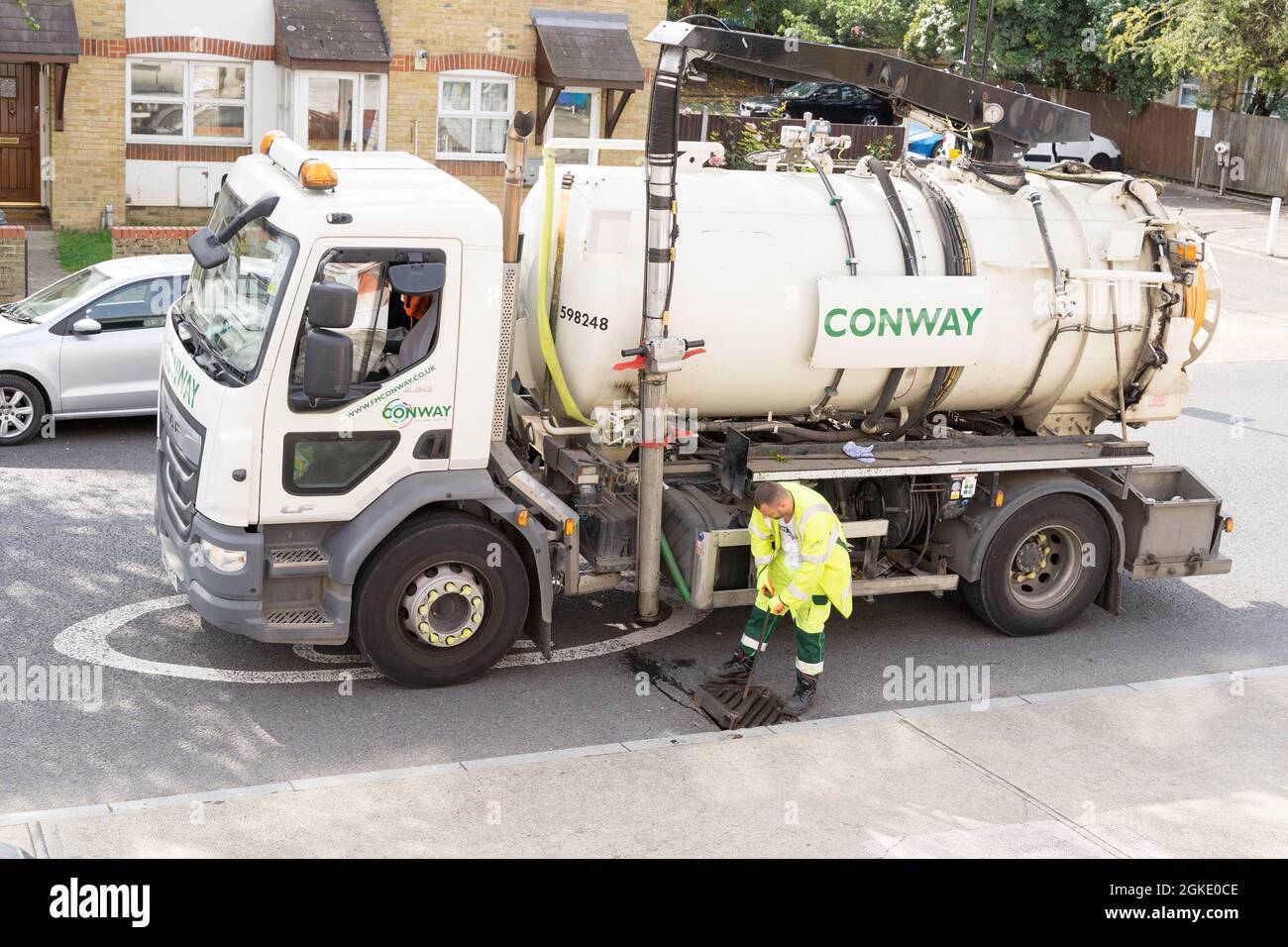 CONWAY liquid waste management, drain cleaning London England Stock