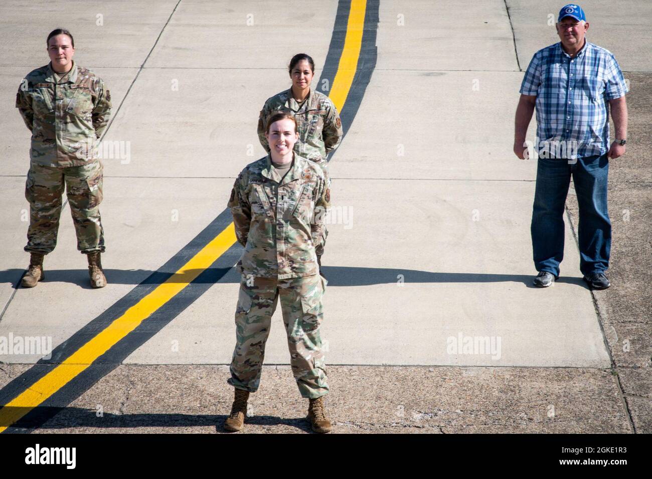 Members of the 2nd Logistics Readiness Squadron pose for a staff photo