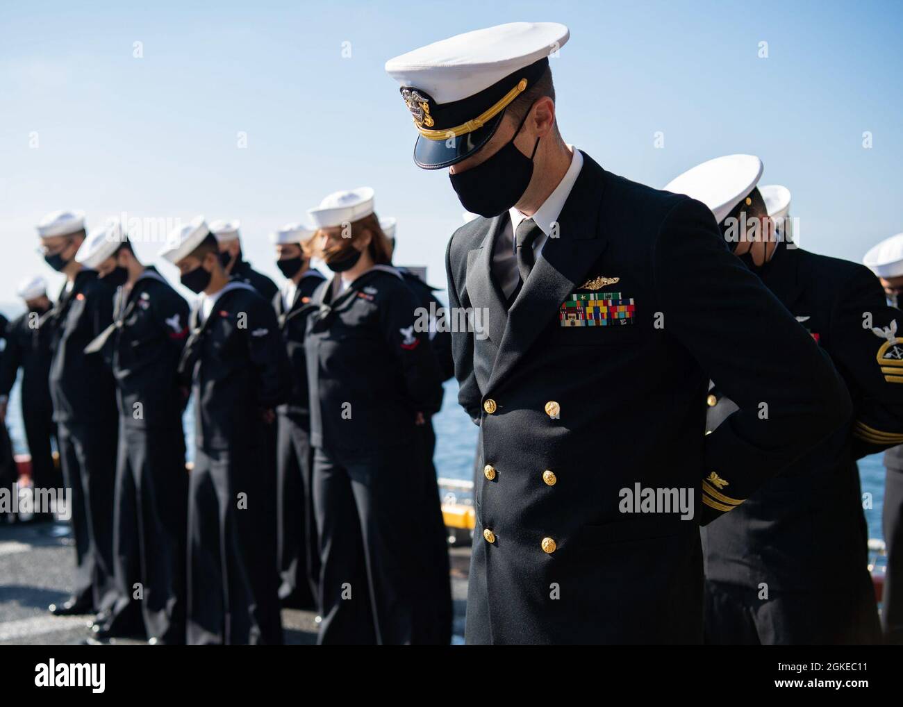 PACIFIC OCEAN (March 29, 2021) Lt. Nicholas Douglas, from Gulfport