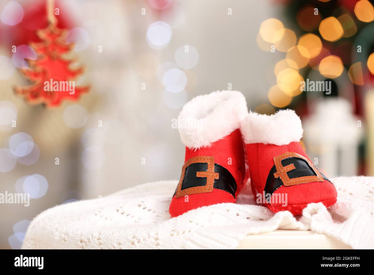 Christmas baby booties cheap