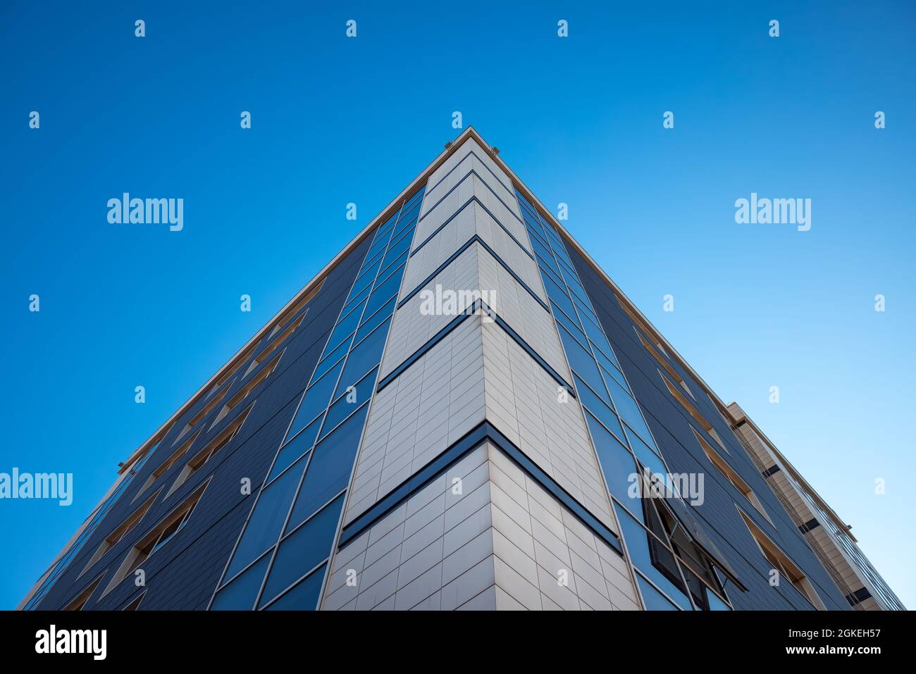 Architecture details Modern Building Glass facade Business background Stock Photo