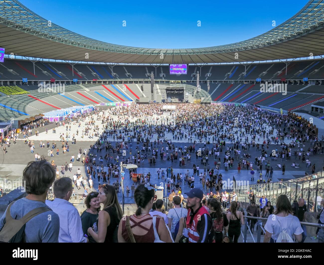 Lollapalooza Festival, Olympiastadion, Westend, Berlin, Germany Stock Photo