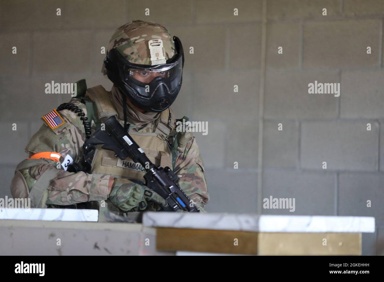 U.S. Army Spc. Alex Hammack of the California National Guard’s Delta