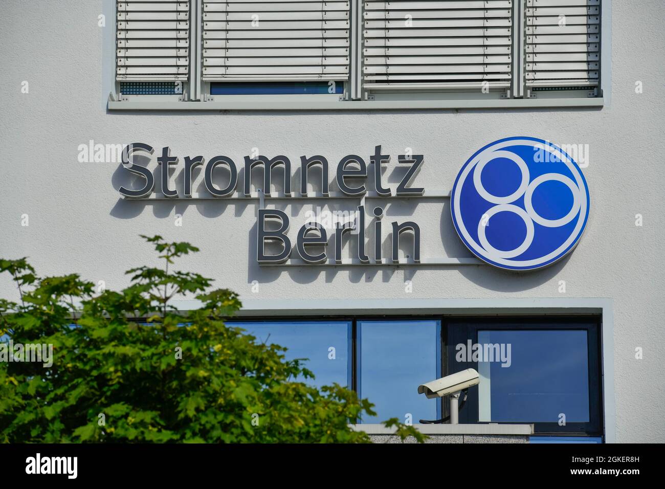 Stromnetz Berlin GmbH, Eichenstrasse, Treptow, Treptow-Koepenick, Berlin, Germany Stock Photo
