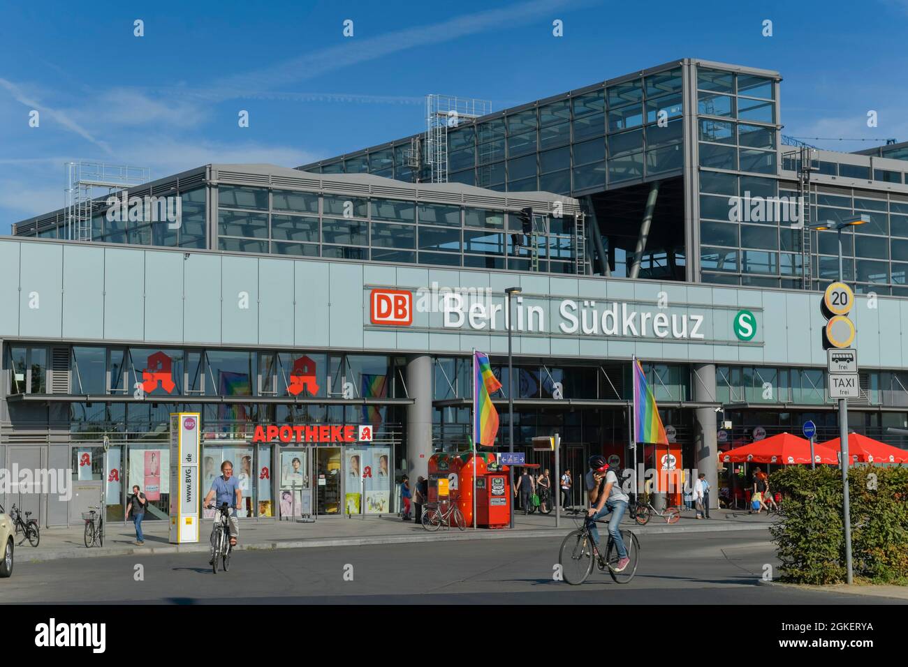 Suedkreuz train station, Schoeneberg, Berlin, Suedkreuz, Germany Stock Photo