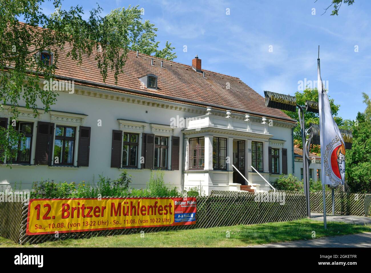 Restaurant Britzer Muehle, Buckower Damm, Britz, Neukoelln, Berlin