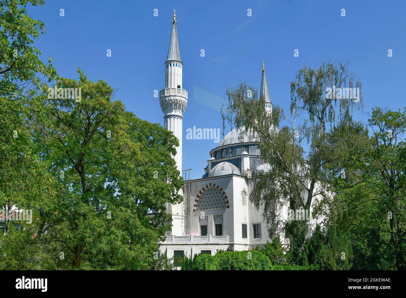 Sehitlik Mosque, Columbiadamm, Tempelhof, Tempelhof-Schoeneberg, Berlin, Germany Stock Photo