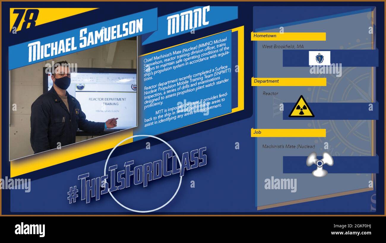 Chief Machinist's Mate (Nuclear) Michael Samuelson, assigned to USS ...