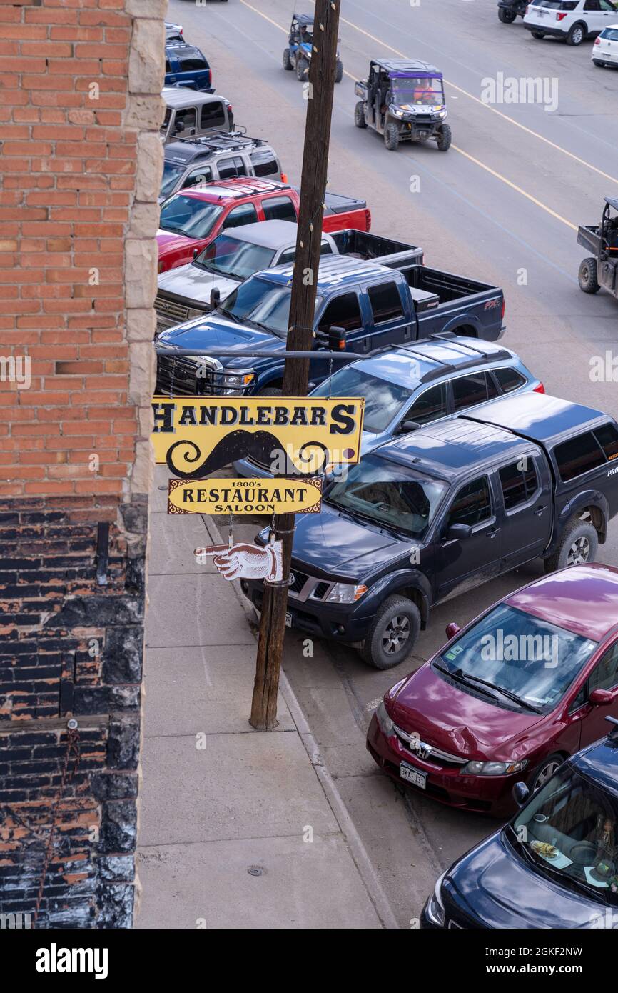 Silverton, Colorado August 3, 2021 Handlebars 1800s Restaurant
