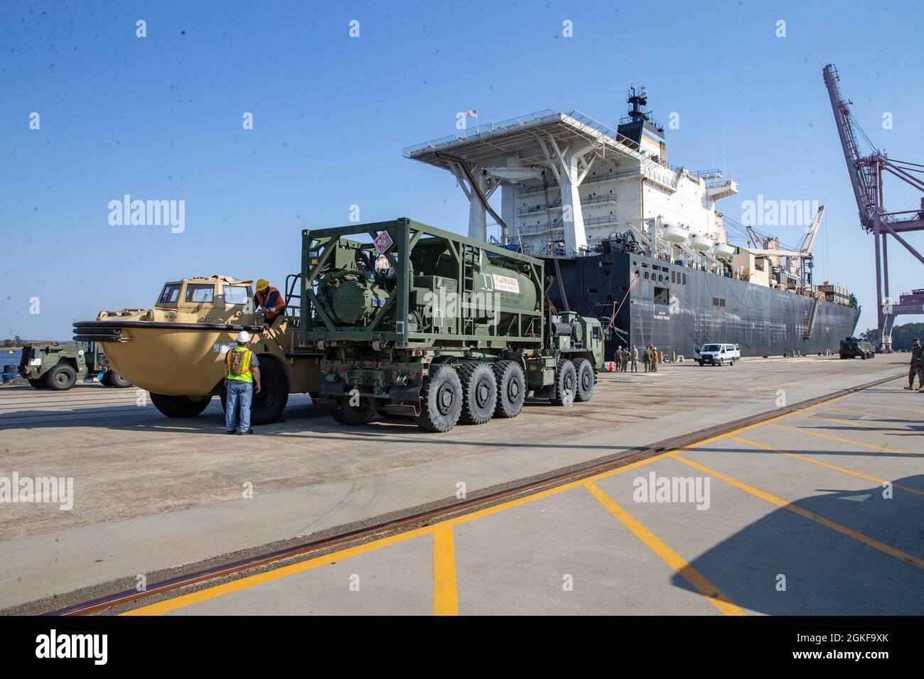 Military Ocean Terminal Sunny Point North Carolina Hi Res Stock