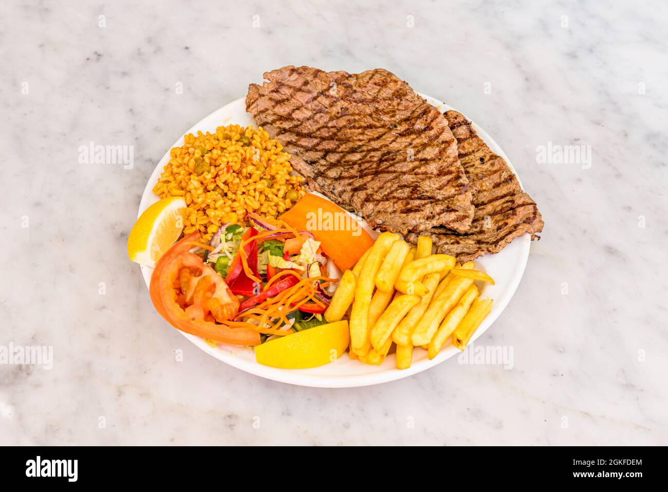 Side dishes for steak hi-res stock photography and images - Page 2 - Alamy