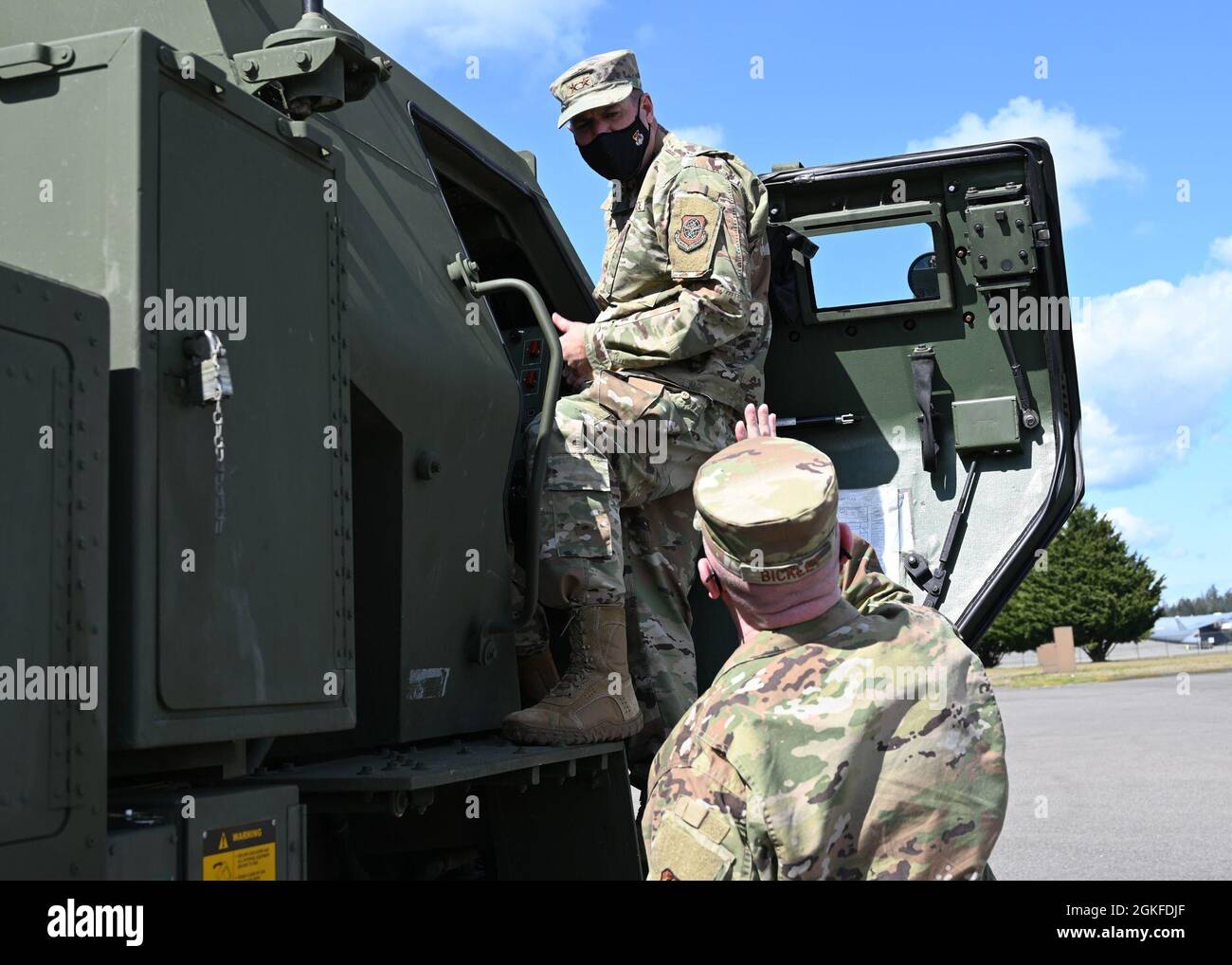 U.S. Air Force Maj. Gen. Thad Bibb, 18th Air Force commander and Chief