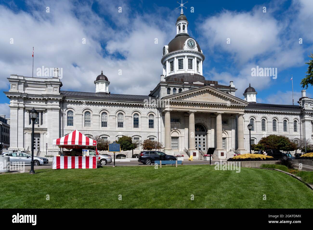 Kingston, Ontario, Canada - September 3, 2021: Kingston City Hall in Ontario, Canada. Stock Photo