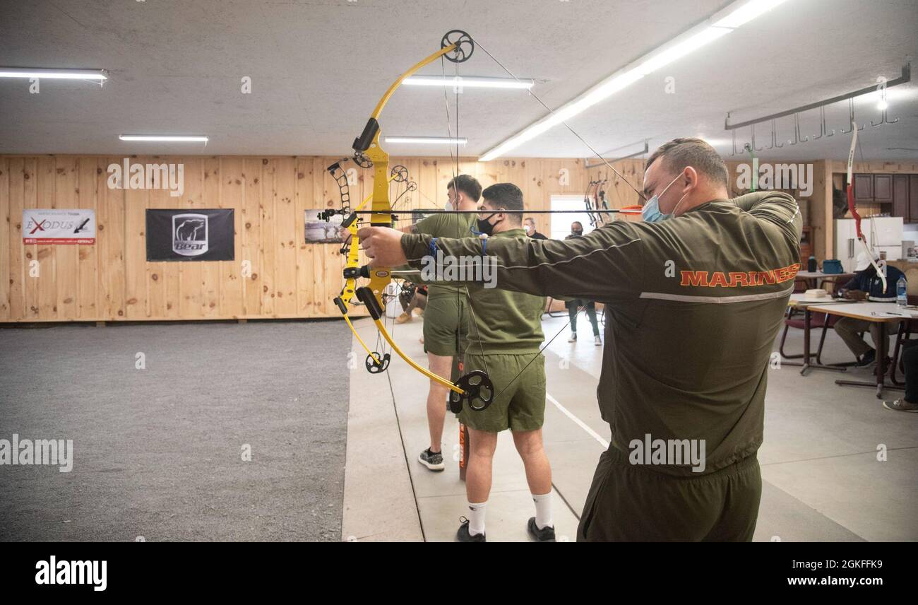 Two Rivers Bow U.S. Marine Corps Cpl. Matt O’Toole and other Marines compete in ...