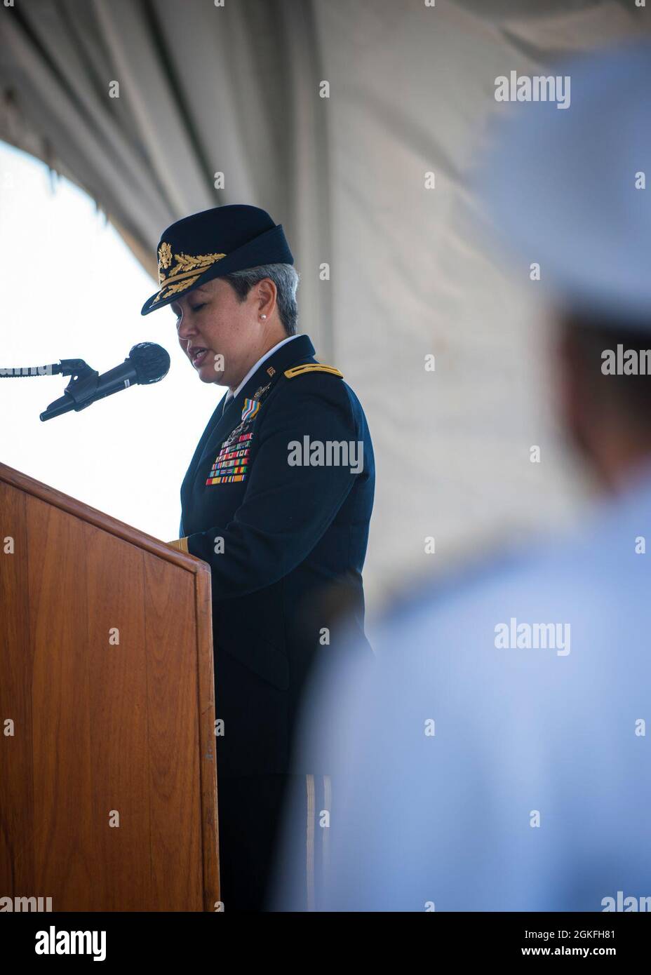 Mobilization Assistant 210409-N-XC372-1334 HONOLULU, Hawaii (Apr. 9, 2021) Maj. Gen. Suzanne ...