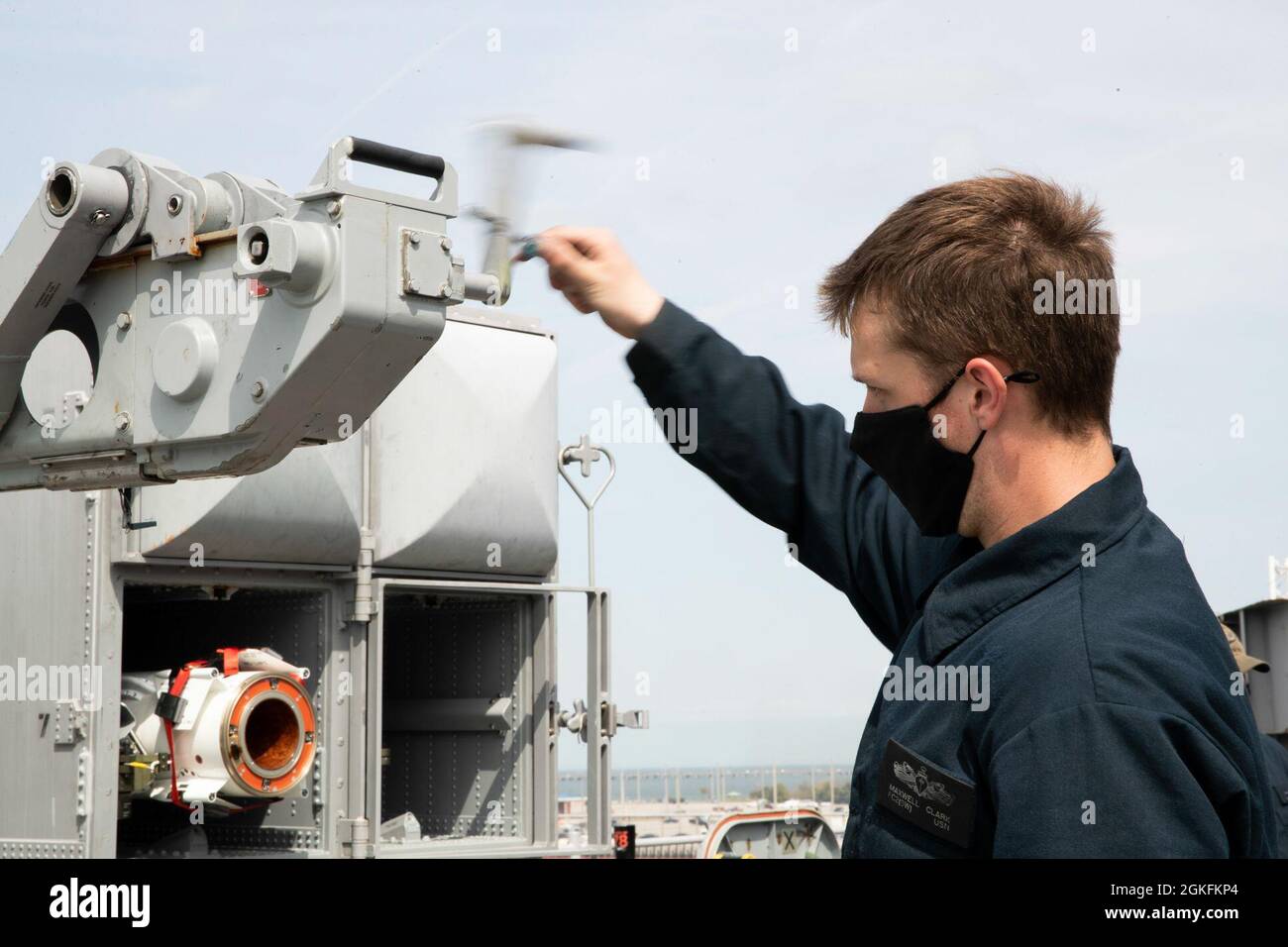 Fire Controlman 2nd Class Maxwell Clark, from Milton, Washington 