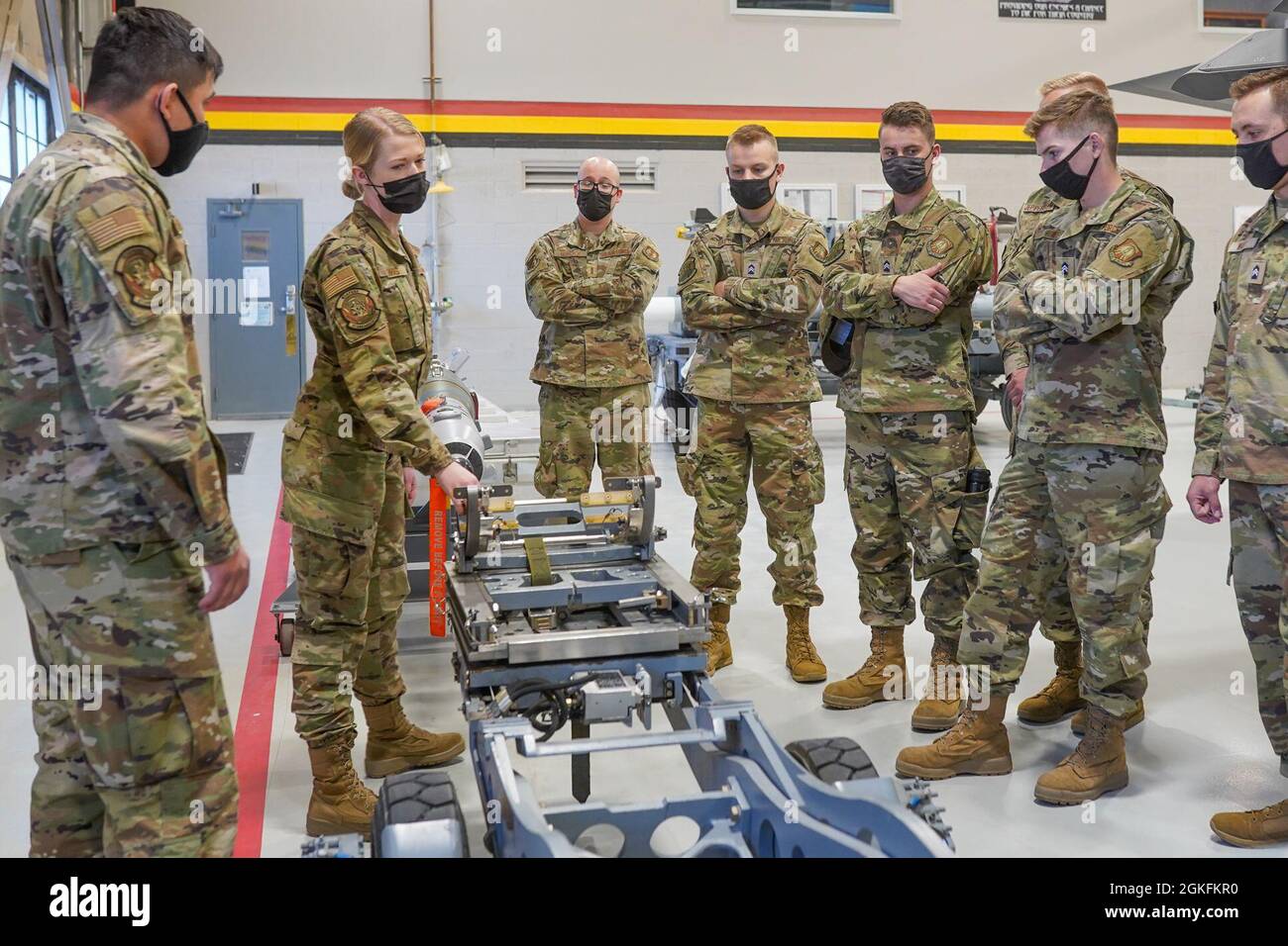 Staff Sgt. Kayla Lewis, a weapons load crew member with 388th Logistics ...