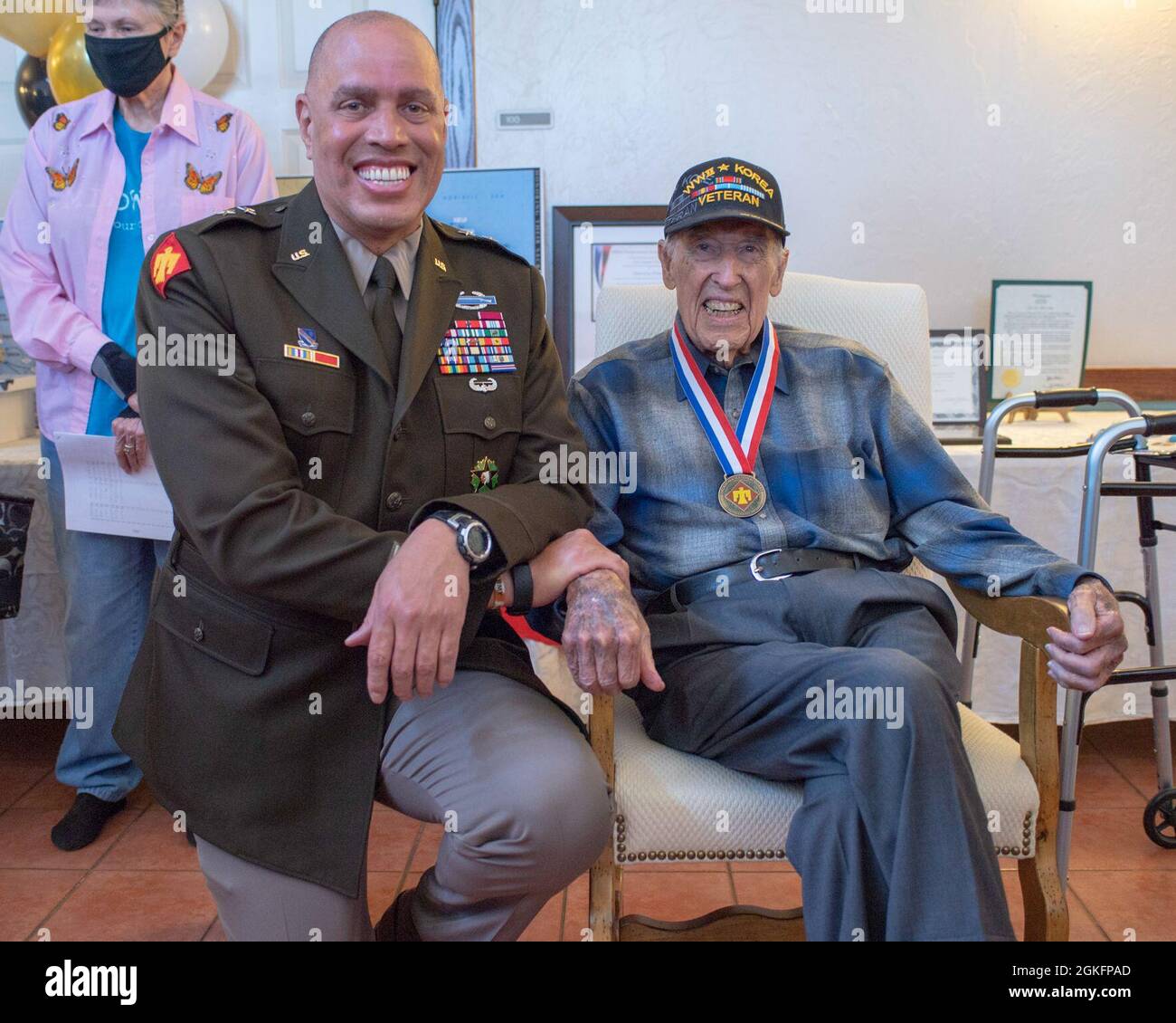 Maj. Gen. Michael Thompson, adjutant general for Oklahoma, poses with