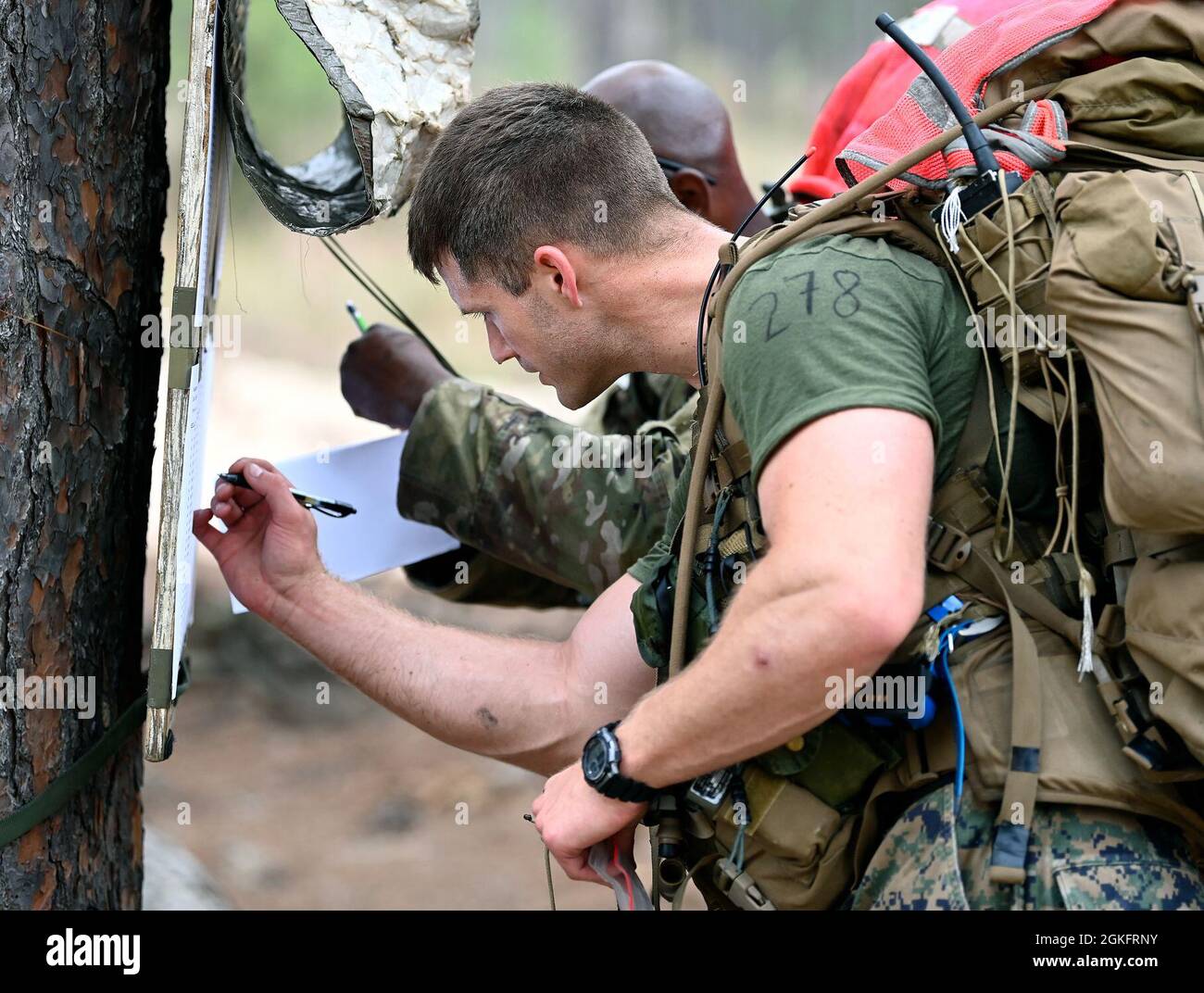 A Special Forces candidate from the U.S. Army John F. Kennedy Special