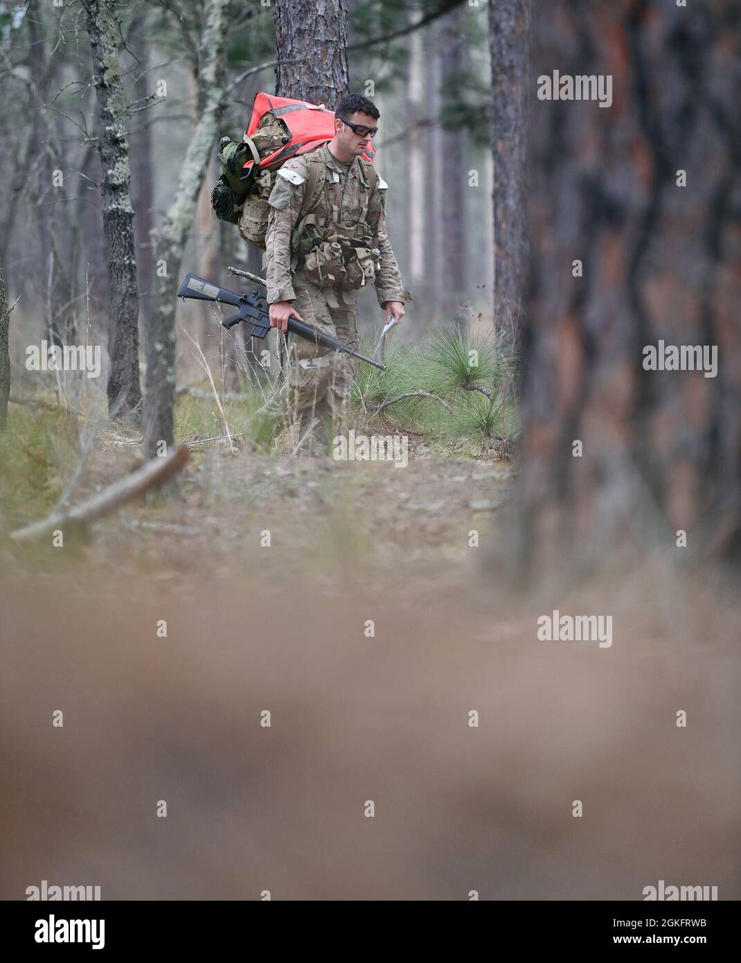 A Special Forces candidate from the U.S. Army John F. Kennedy Special