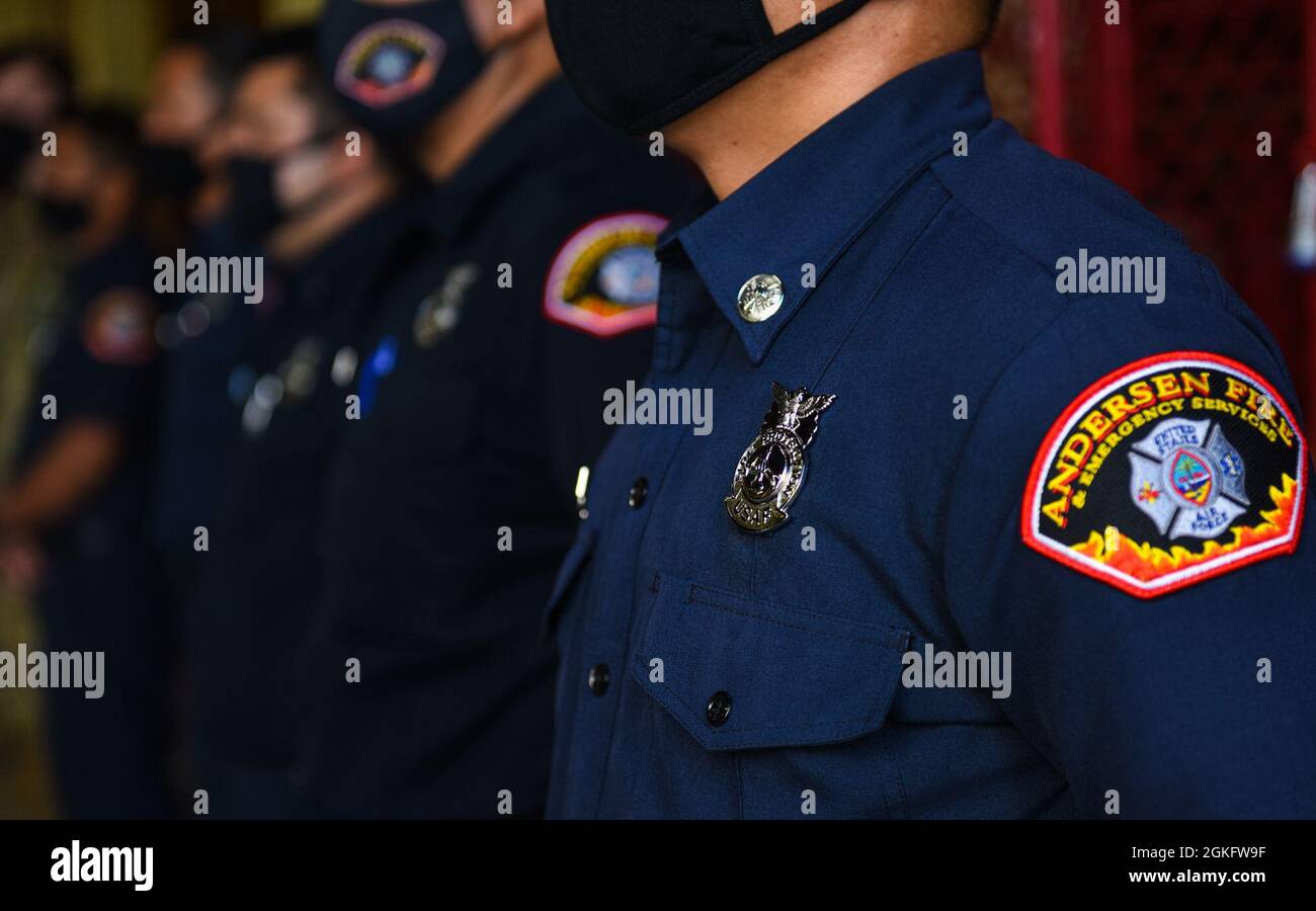 U.S. Air Force Firefighters assigned to the 36th Civil Engineer ...
