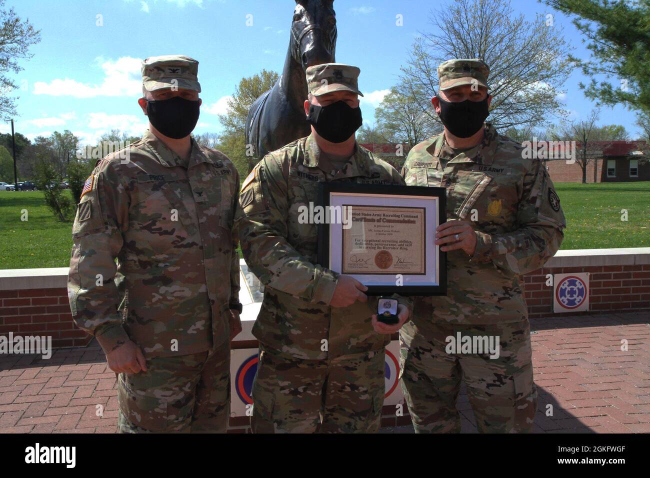Command Sgt. Maj. Todd Crofoot left senior enlisted advisor