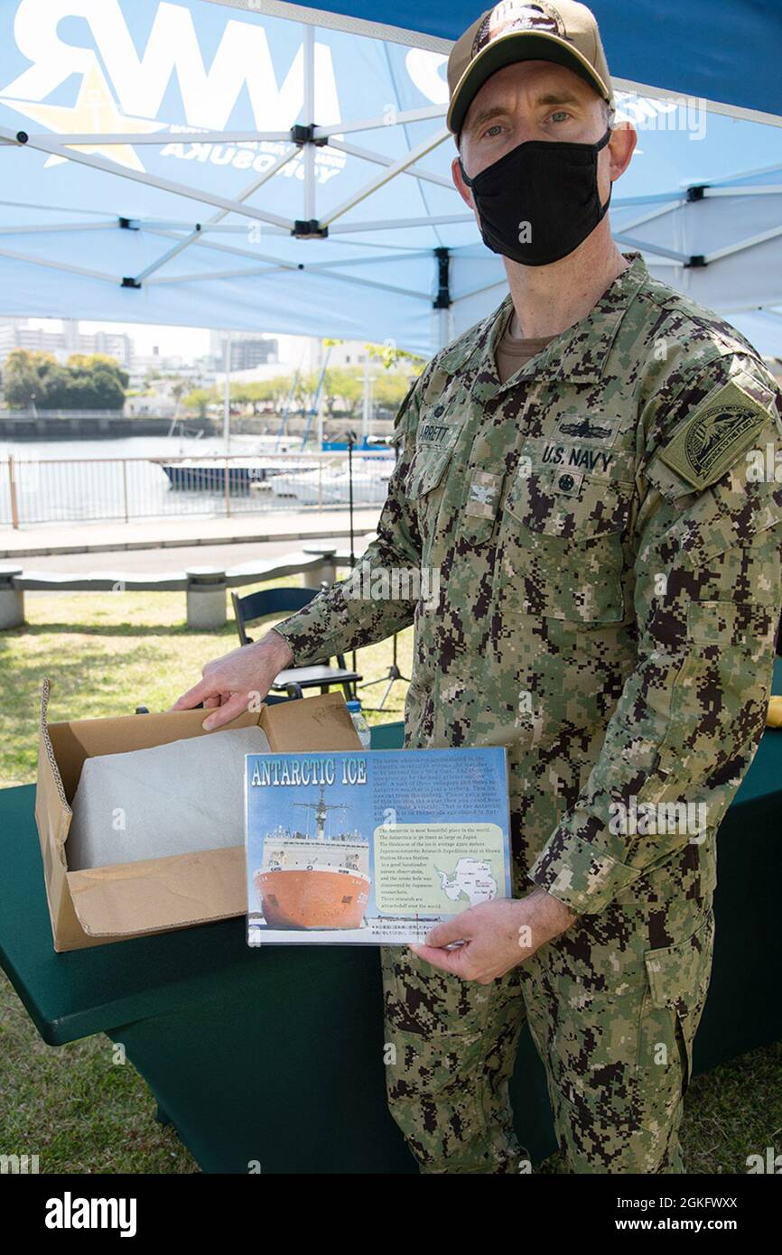 YOKOSUKA, Japan (April 12, 2021) — Capt. Rich Jarrett, Commander, Fleet