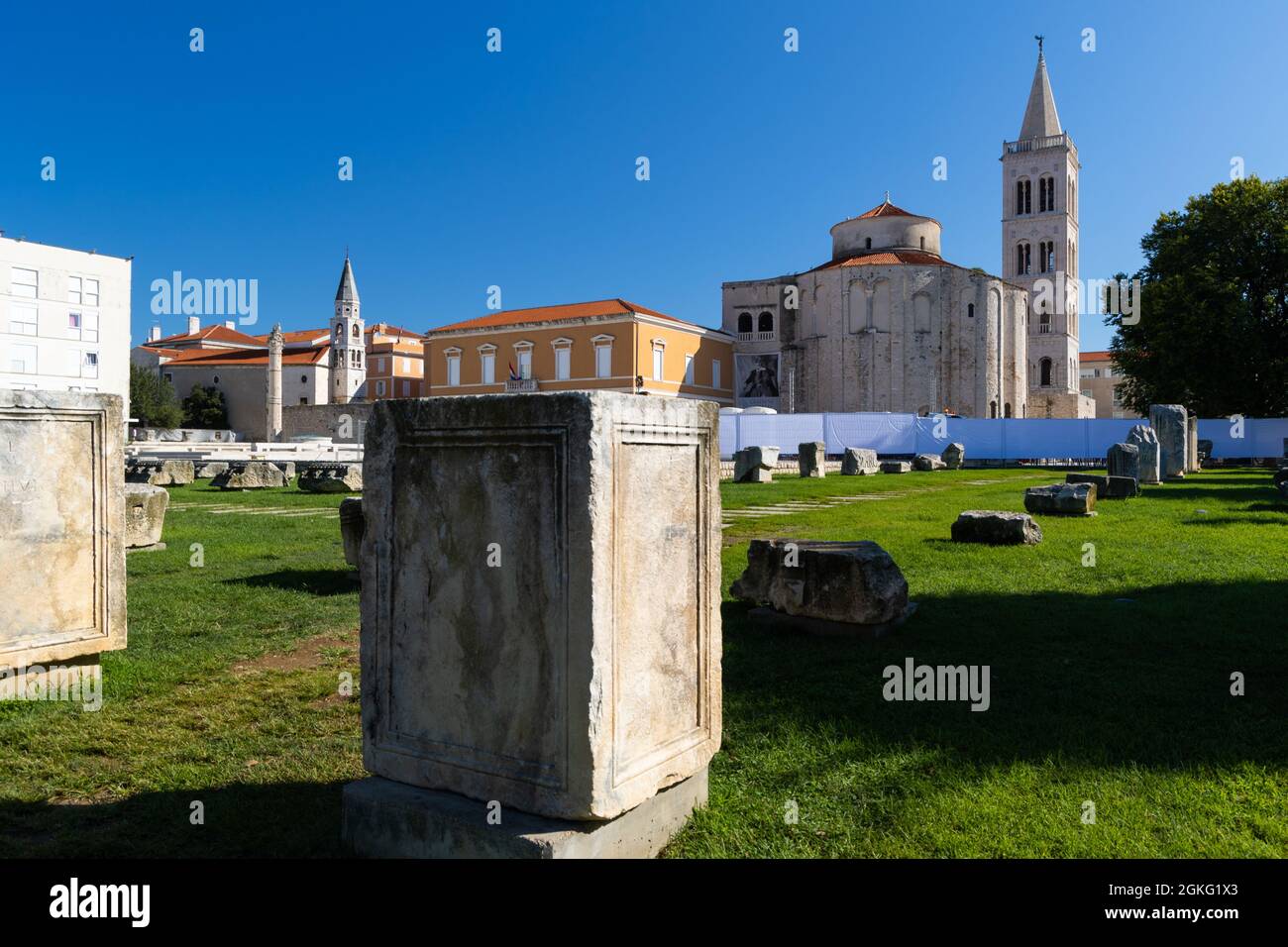 Sveti Donat in Zadar, Coratia Stock Photo