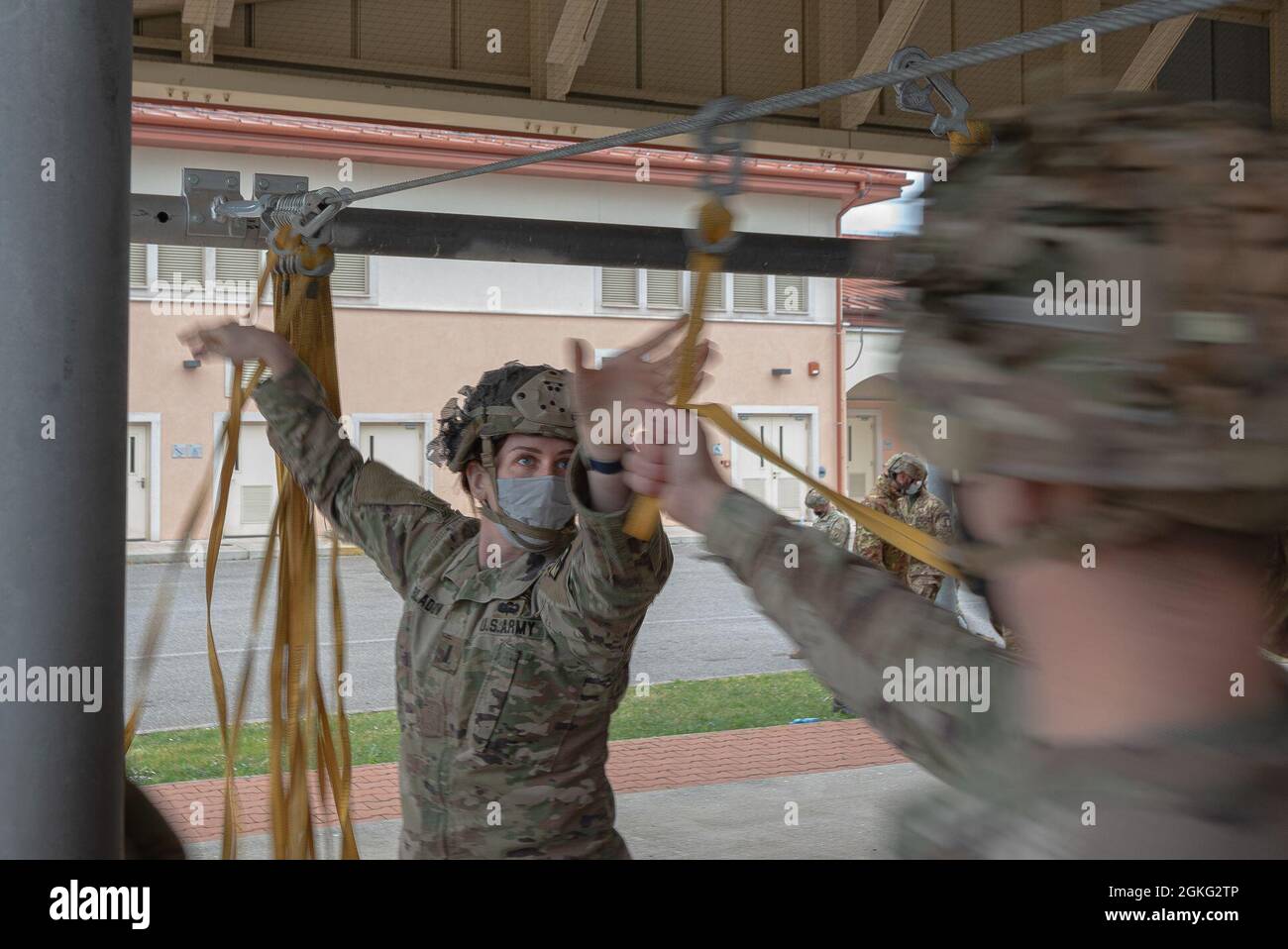 A Jump Master With 2nd Battalion 503 Parachute Infantry Regiment a-jump-master-with-2nd-battalion-503-parachute-infantry-regiment