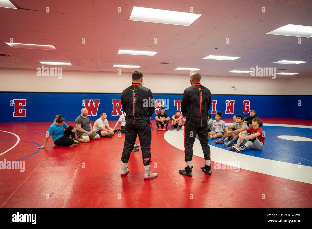 All marine wrestling team hires stock photography and images Alamy