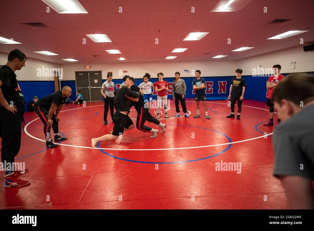 All marine wrestling team hires stock photography and images Alamy