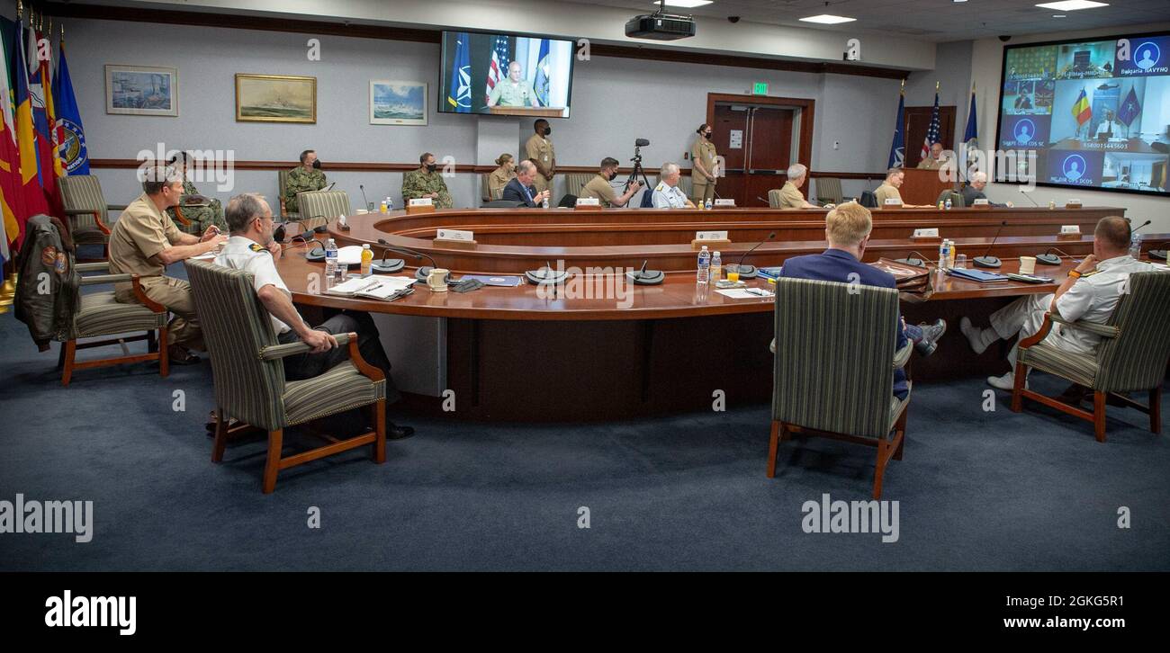 210414NNX6900034 NORFOLK, Va. (Apr. 14, 2021) Admiral Mike Gilday, U.S. Navy Chief of Naval