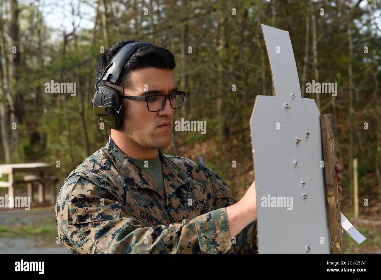 2021 Marine Corps Championships Marksmanship Competition participant