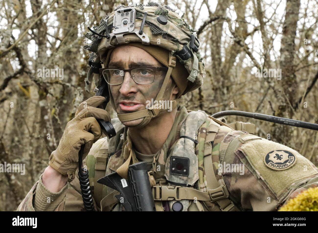 Red Multi Soldier Course A U.S. Army Soldier, assigned to the Outlaw Troop Red Platoon 4th ...