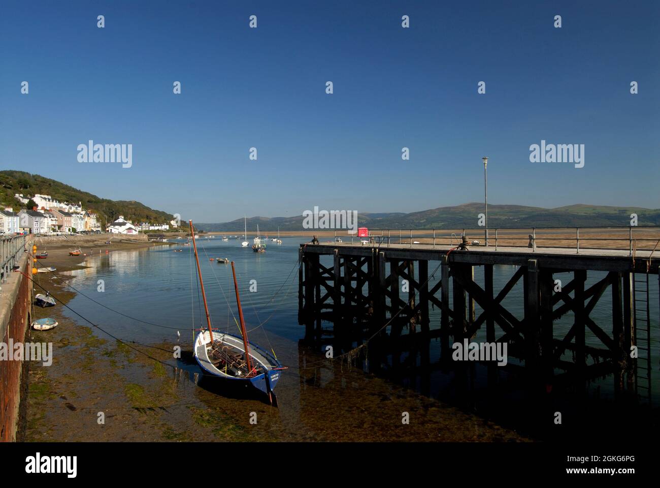 The Wharf Aberdyfi, Gwynedd Wales UK Stock Photo Alamy
