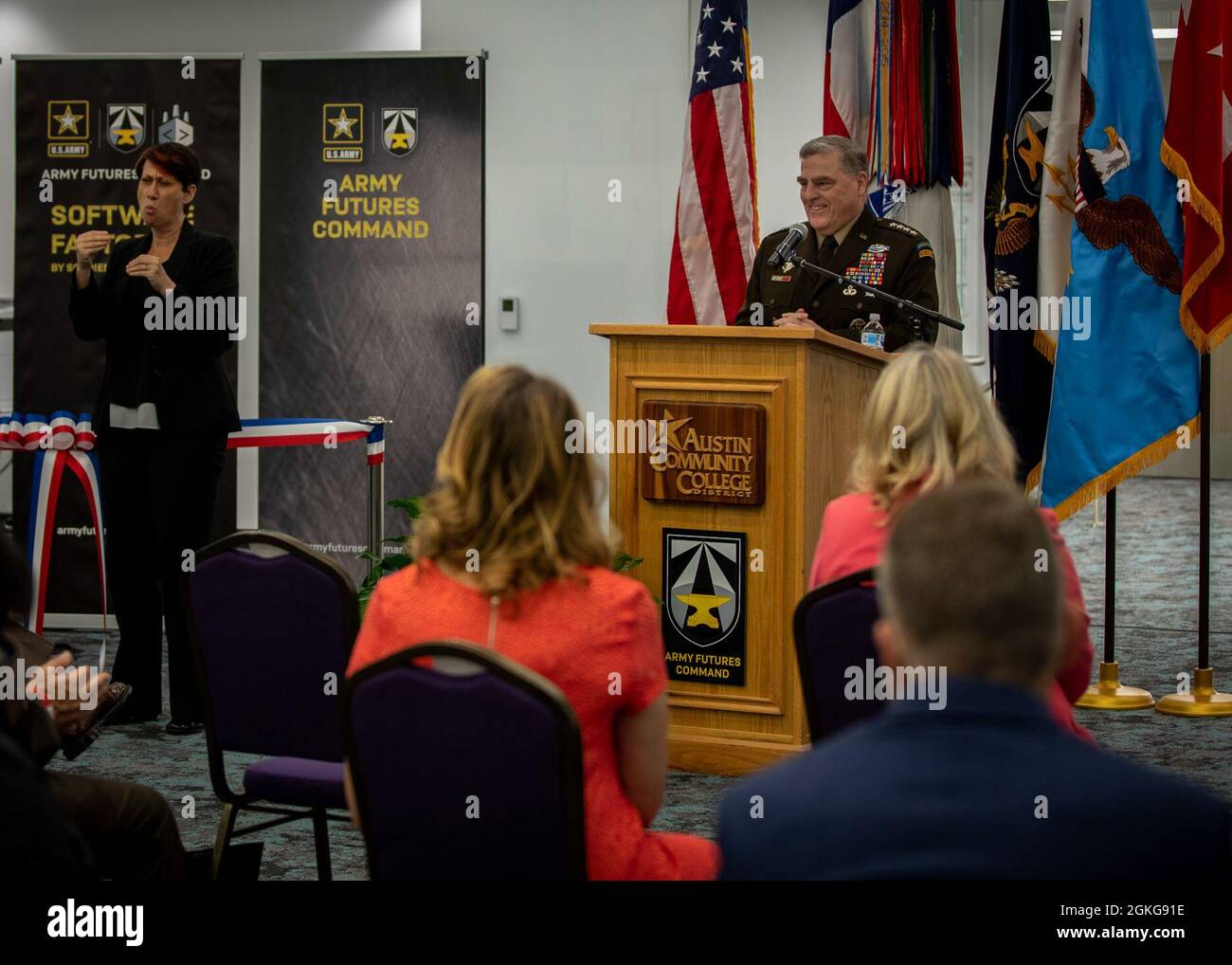 U.S. Army Futures Command, or AFC, conducts a ribboncutting ceremony