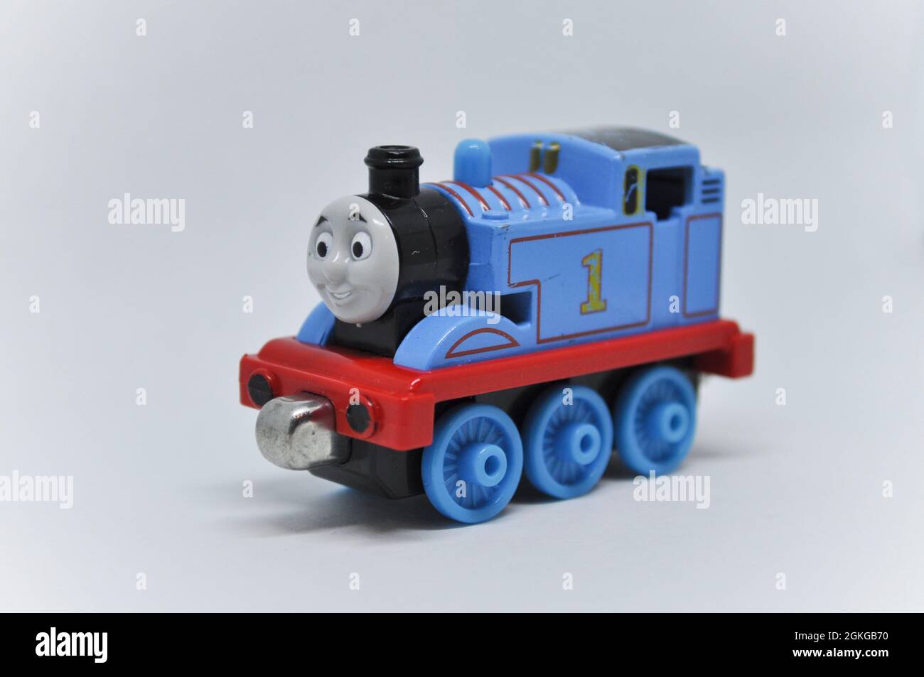 thumbnail interactive-video image 1 of Thomas & Friends Toby Metal Diecast Push-Along Toy Train 1 of 11