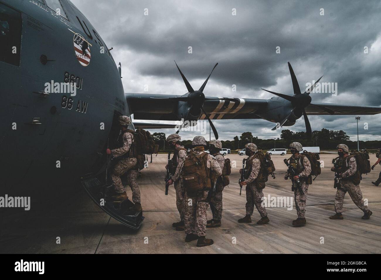 U.S. Marines with Fleet Anti-terrorism Security Company, Europe ...