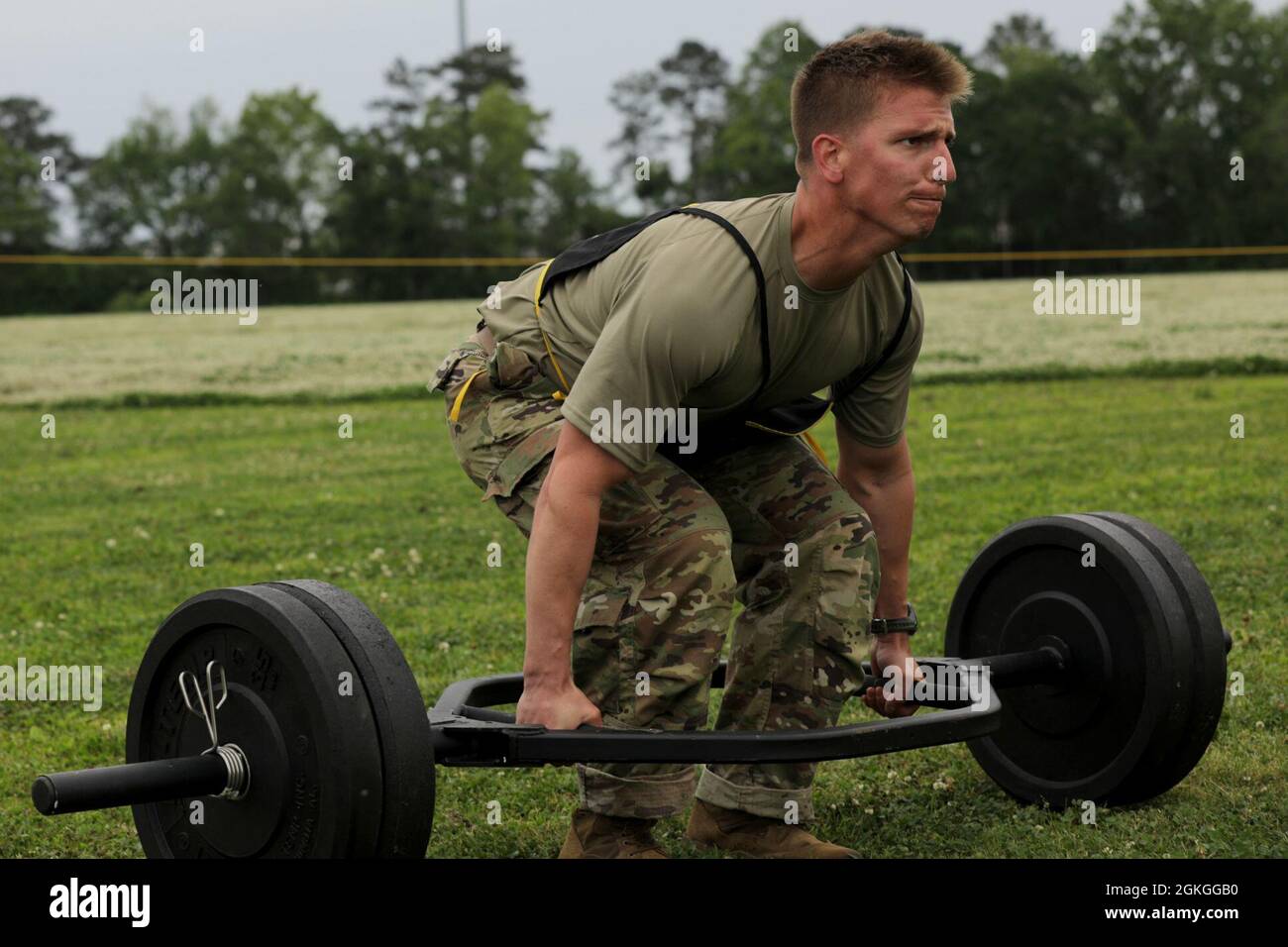 Capt. Clay Sammis, assigned to 3rd U.S. Infantry Regiment, competes in ...
