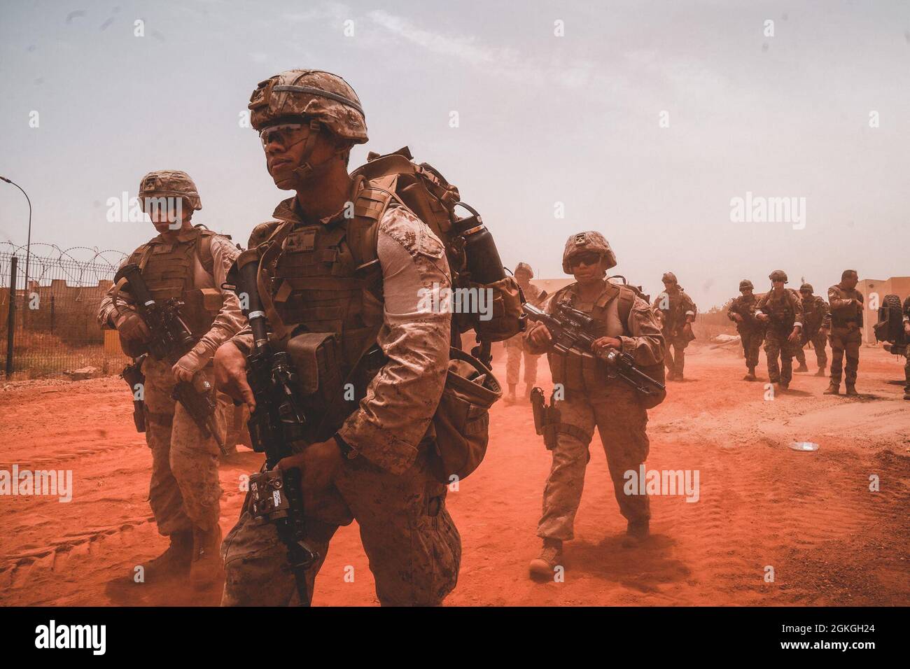 U.S. Marines with Fleet Anti-terrorism Security Company, Europe ...