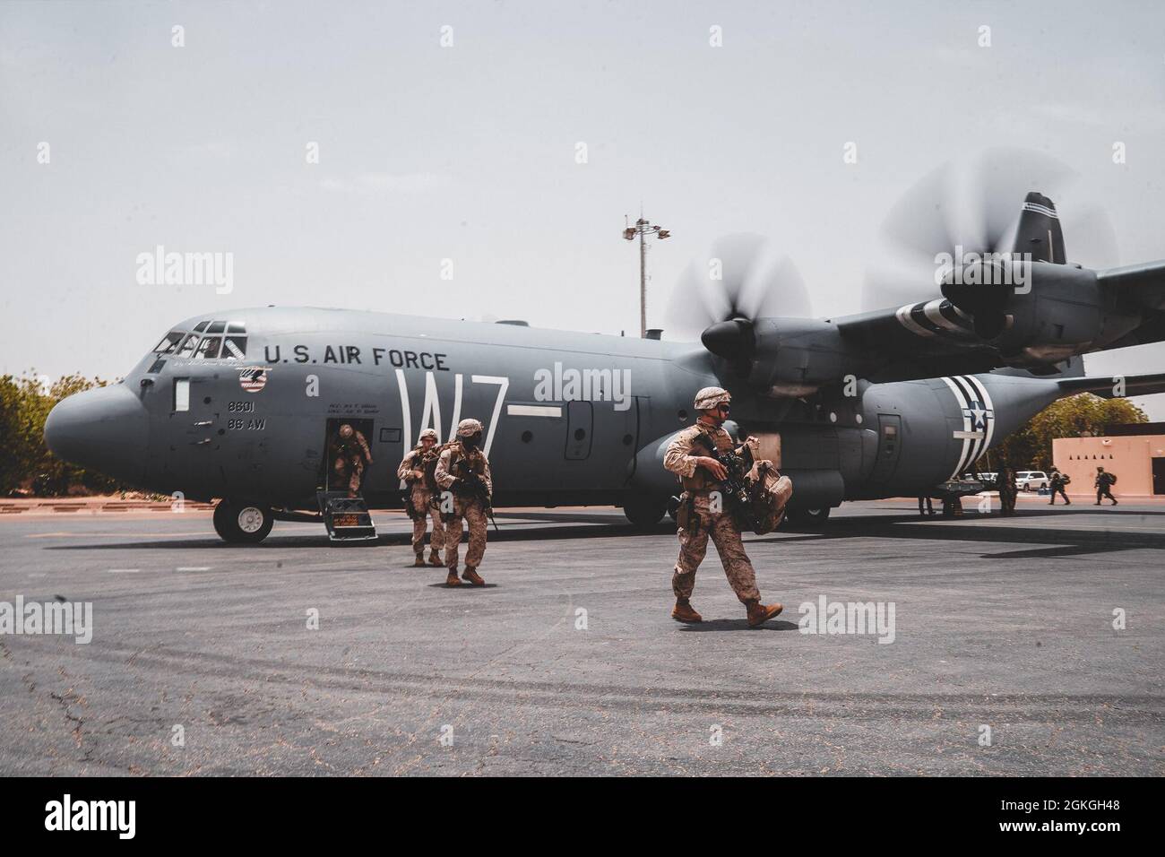 U.S. Marines with Fleet Anti-terrorism Security Company, Europe ...