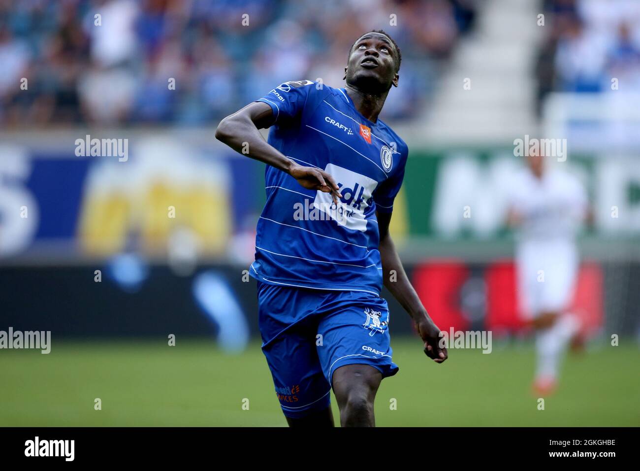 Gent Belgium September 12 Joseph Okumu Of Kaa Gent During The Juplier Pro League Match Between Kaa Gent And Sporting Charleroi At Ghelamco Arena On September 12 21 In Gent Belgium