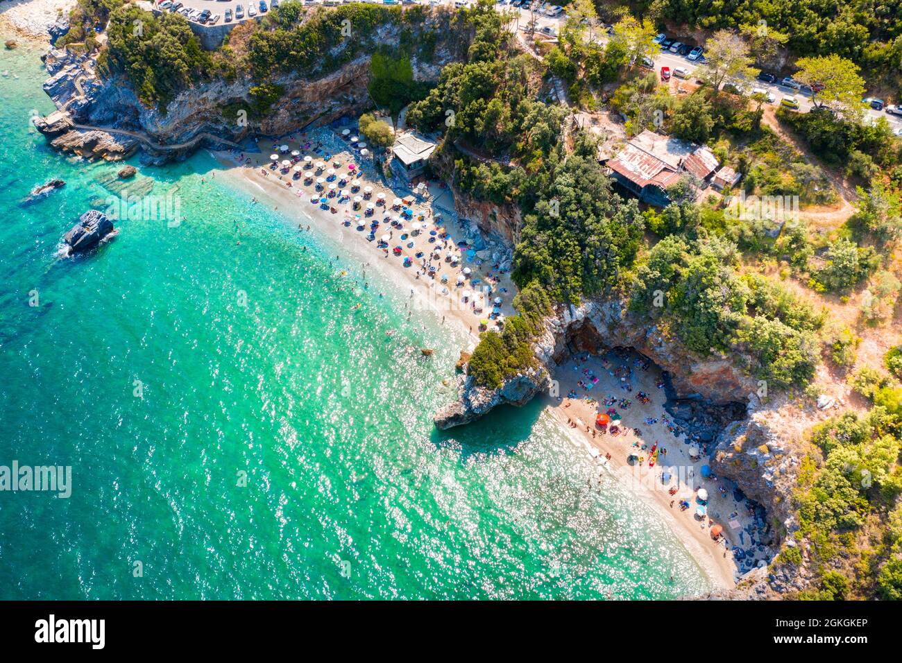 famous-mylopotamos-beach-at-tsagarada-of-pelion-in-greece-stock-photo